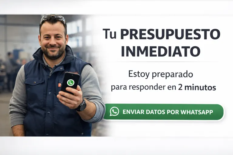 Presupuesto por WhatsApp
